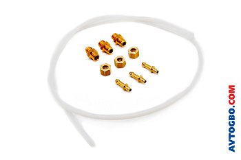 Полиамидная трубка с комплектом штуцеров впускного коллектора CNG 3 цил.