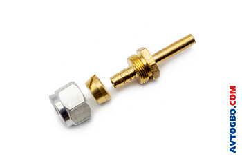 Набор фитингов-переходников для термопластика металл D8*пластик D6 (прямое подключение)