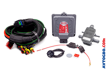 Контроллер SAVER SKY 32 OBD (4 цил.) с проводкой, P/T датчиком 5,5 BAR, DG7