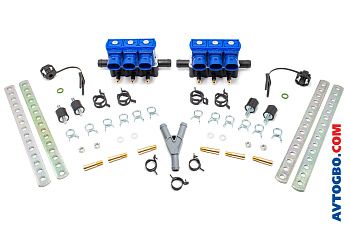 Комплект рамп OMVL SL 2*3 цил. с монтажным к-том, крепежом и тройником